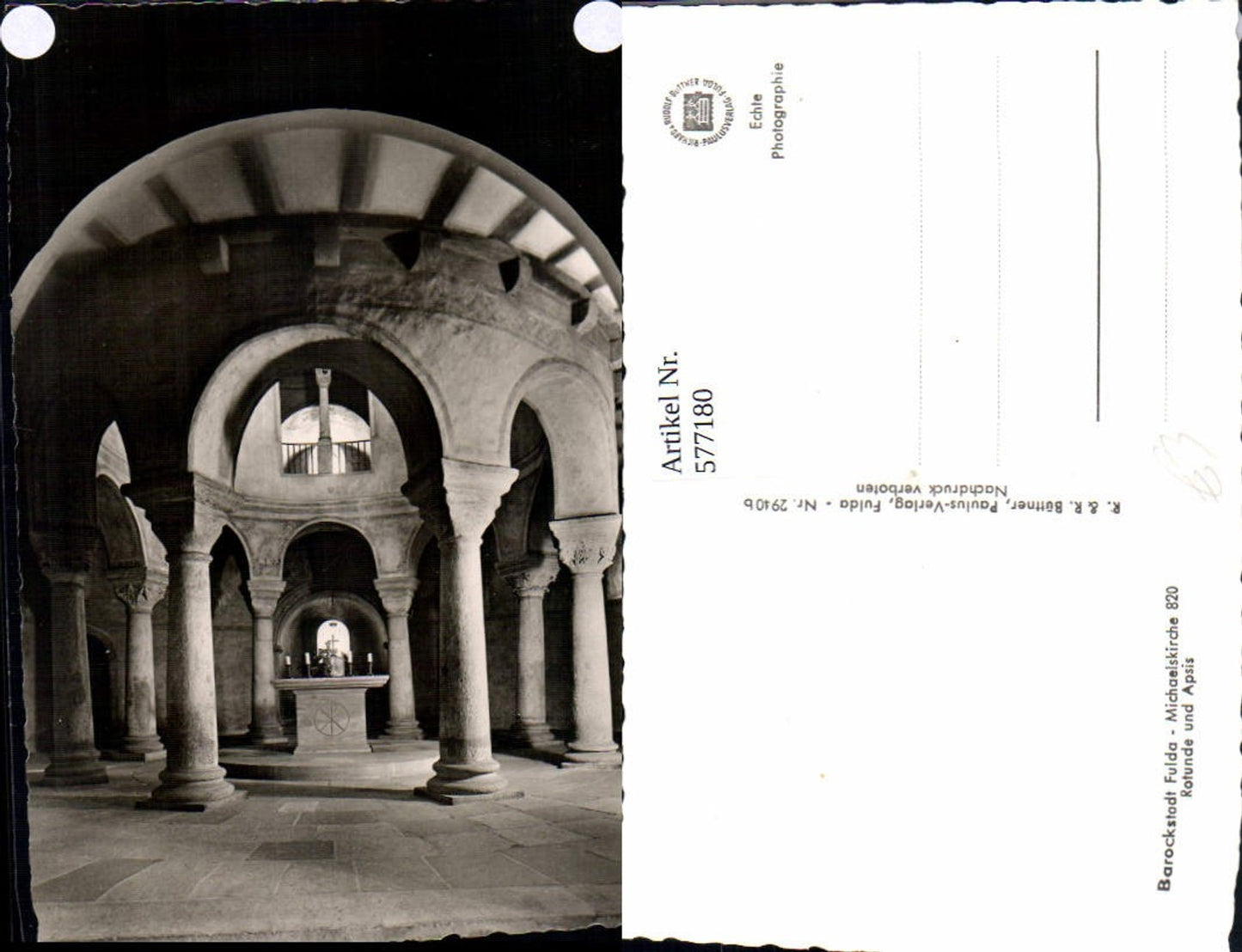 577180,Foto Ak Fulda Michaelskirche Rotunde u. Apsis