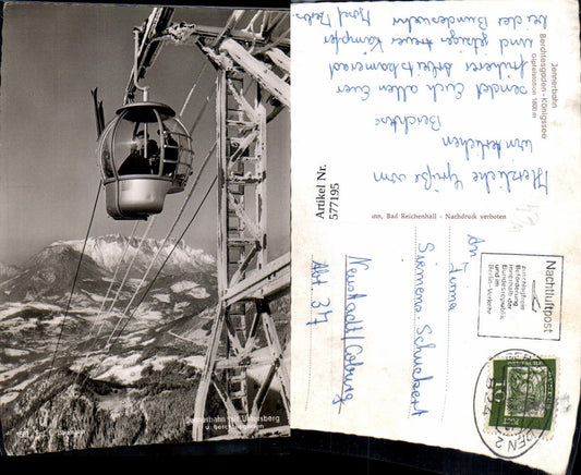 577195,Schönau am Königssee Jennerbahn Berchtesgaden Königssee Gipfelstation Seilbahn Gondel