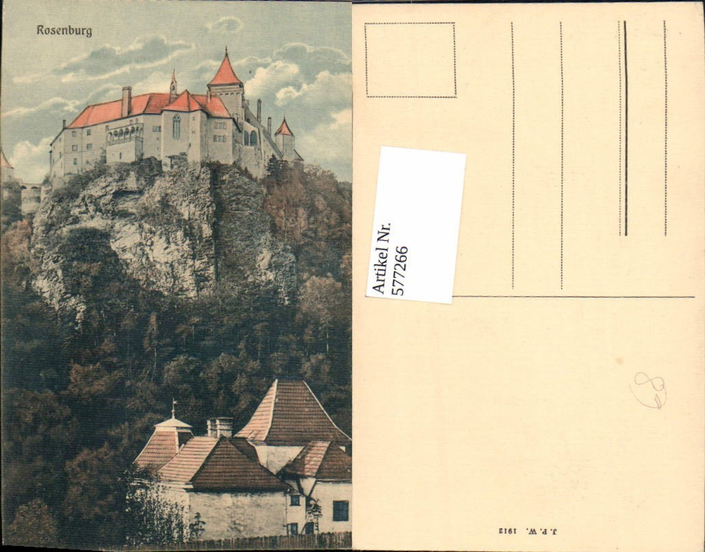 577266,tolle Künstler AK Rosenburg am Kamp Mold b. Horn