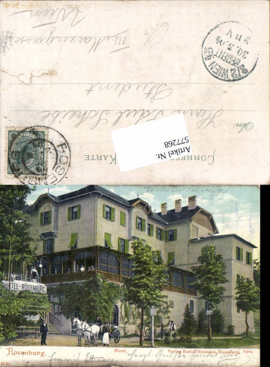 577268,Rosenburg am Kamp Mold b. Horn Hotel Kutsche