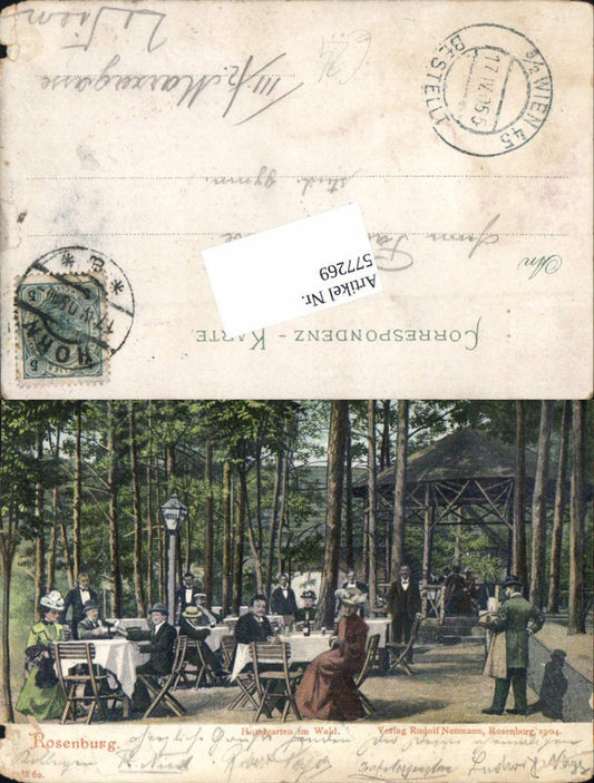 577269,Rosenburg am Kamp Mold b. Horn Hotelgarten Hotel 1904