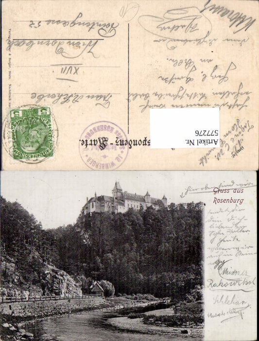 577276,Rosenburg am Kamp Mold b. Horn Partie 1902