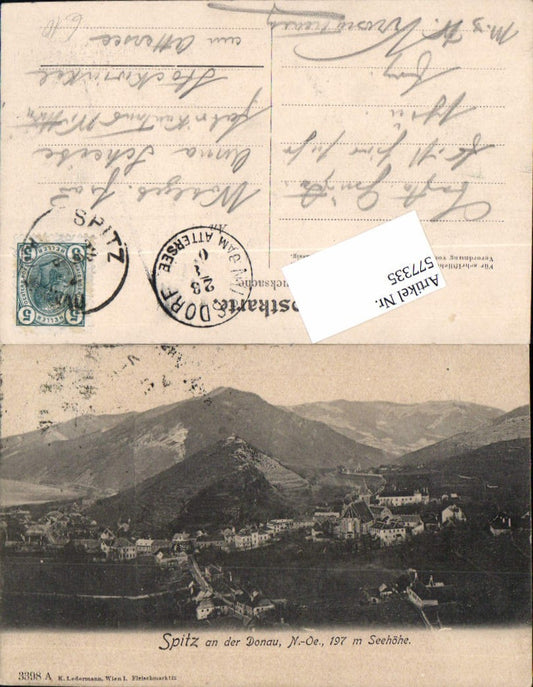 577335,Spitz an der Donau Wachau pub Ledermann 3398 A