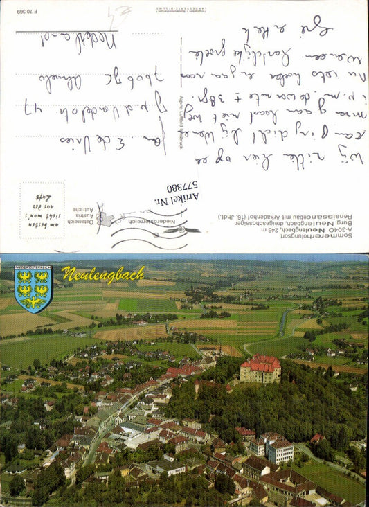 577380,Fliegeraufnahme Neulengbach pub Alpine Luftbild F 70369