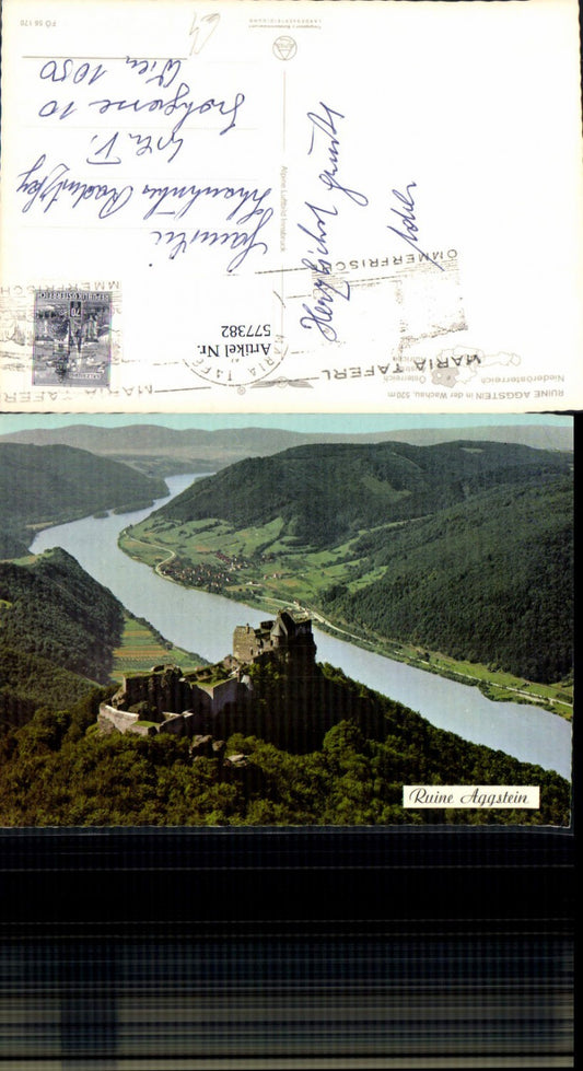 577382,Fliegeraufnahme Dürnstein Wachau pub Alpine Luftbild FÖ 56170