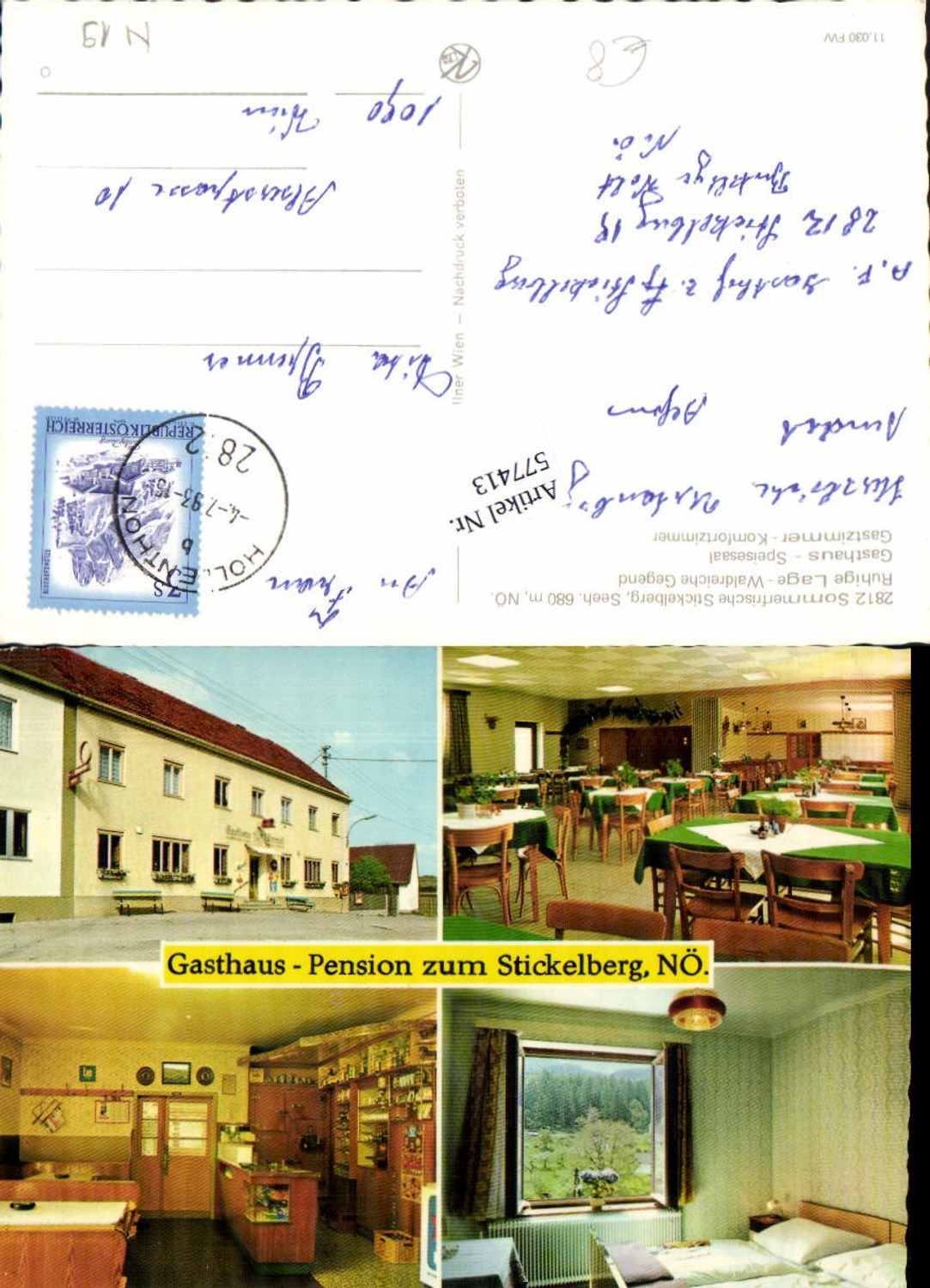 Alte Ansichtskarte – Old Postcard