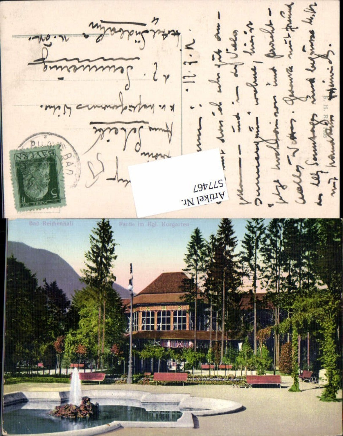 577467,Bad Reichenhall Kurgarten Partie
