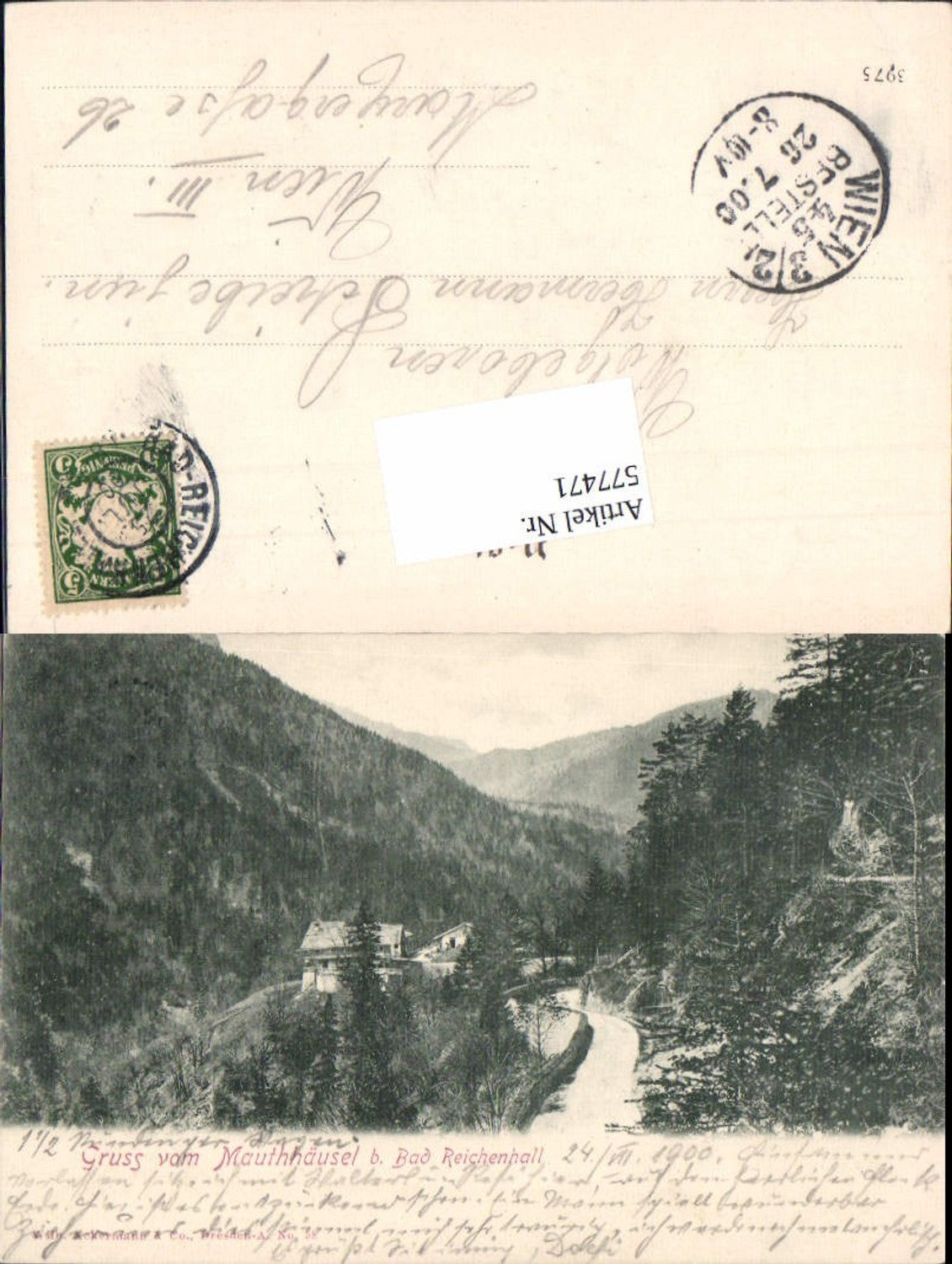 577471,Bad Reichenhall Mauthhäusel 1900