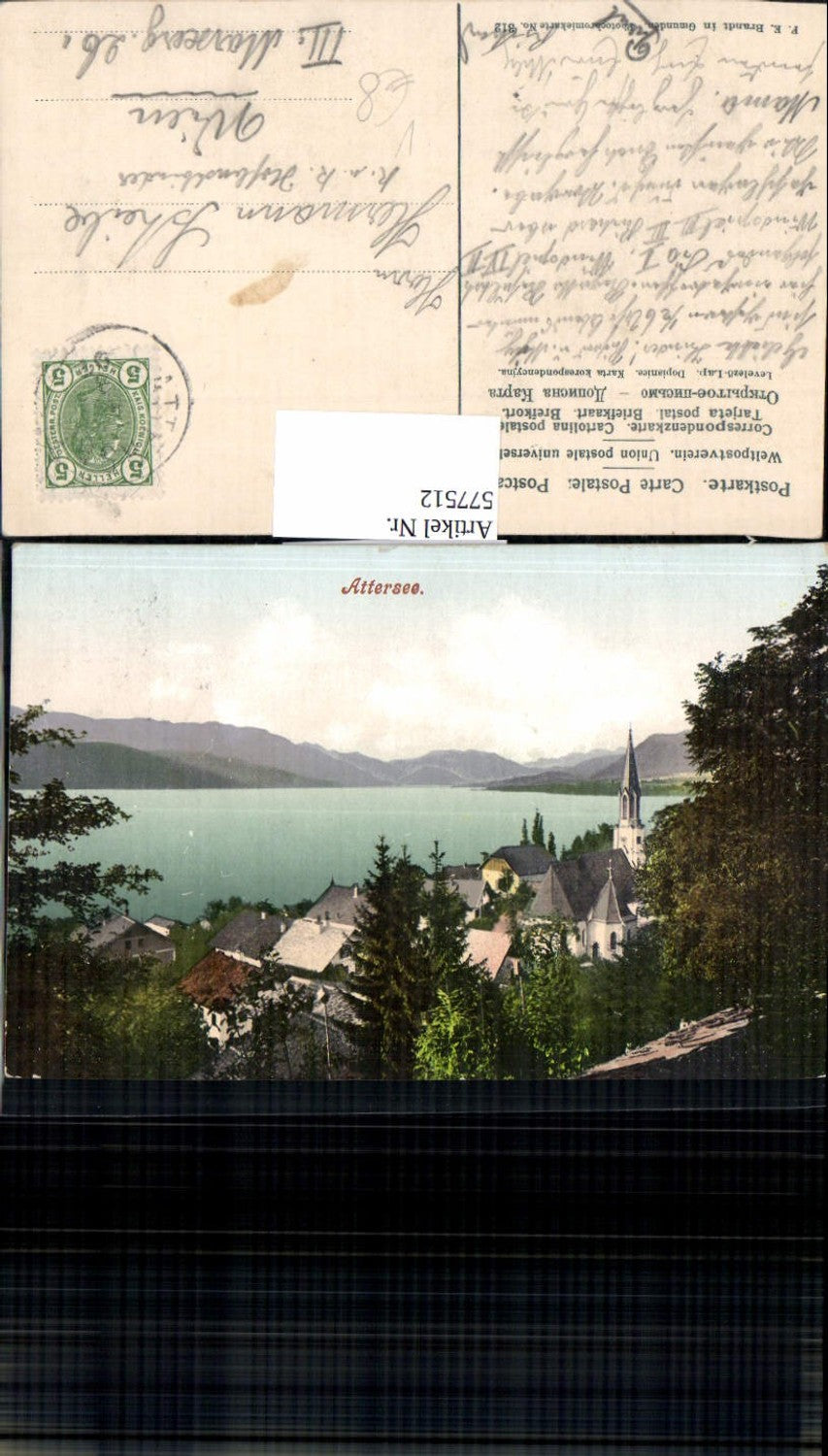 577512,Attersee Ortsansicht pub Brandt 312