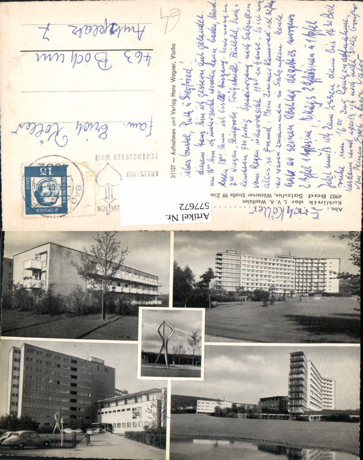 577672,Mehrbild Ak Bad Salzuflen Kurklinik