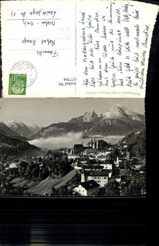 577704, Berchtesgaden md Watzmann pub O. Beer