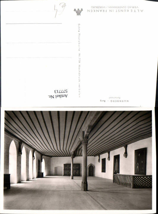 577713,Nürnberg Burg Kaisersaal Innenansicht