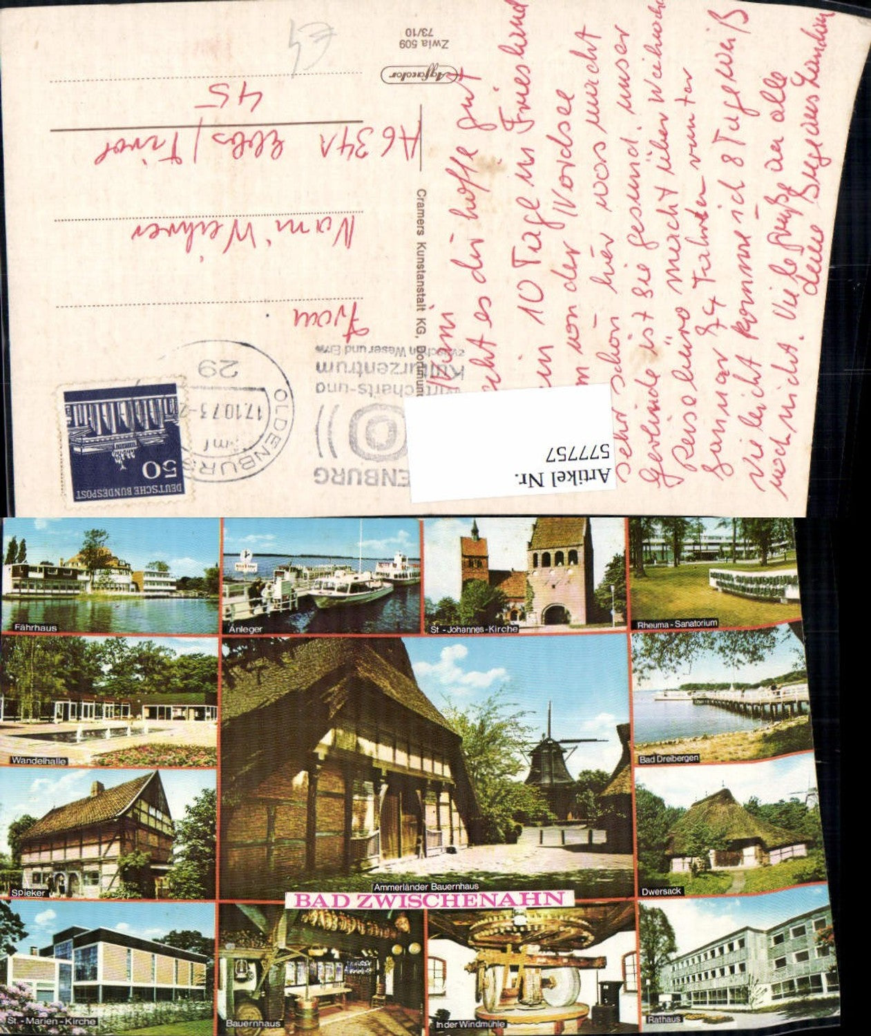 577757,Bad Zwischenahn Ammerländer Bauernhaus Anleger Spieker Dwersack