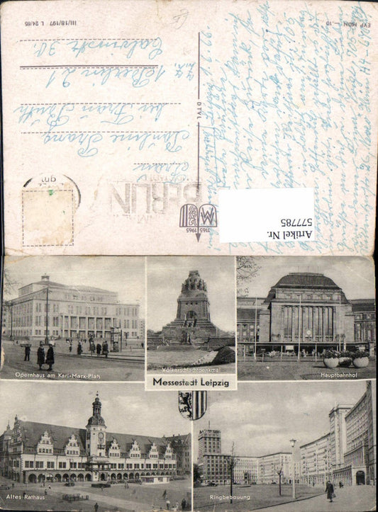 577785,Mehrbild Ak Leipzig Opernhaus Hauptbahnhof Ringbebauung Altes Rathaus