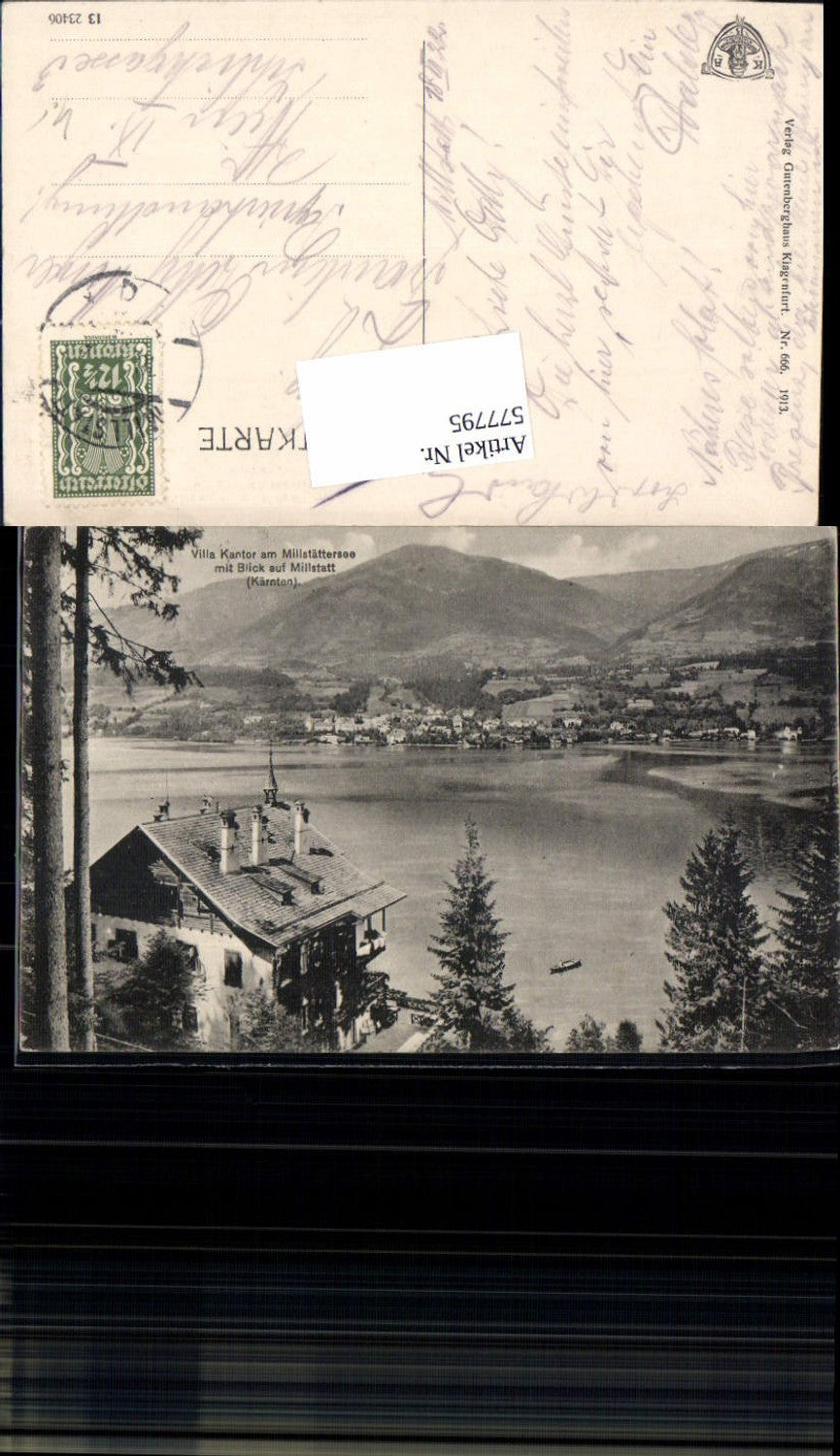 577795, Millstatt am See Millstättersee Villa Kantor