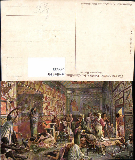 577829,Künstler Ak Müller-Wachsmuth Ägyptischer Totenkultus Ägypten Antike pub Theo Stroefer 722