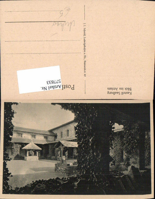 577833,Antike Kastell Saalburg Blick ins Atrium