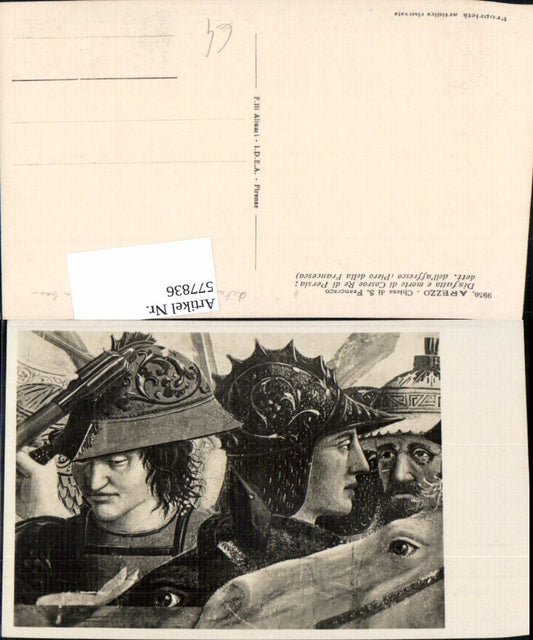 577836,Antike Arezzo Chiesa di S. Francesco Disfatta e morte di Cosroe Re di Persia