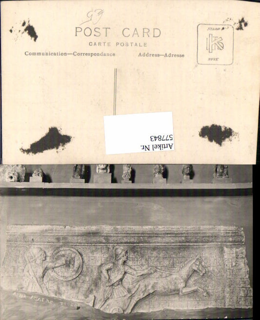 577843,Antike Römer Streitwagen i. Stein gemeiselt Relief