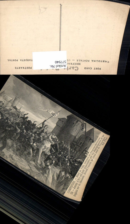 577940,Mittelalter Compiegne Hotel de Ville Fournier-Sarloveze Jeanne d Arc Ritter Rüstung France