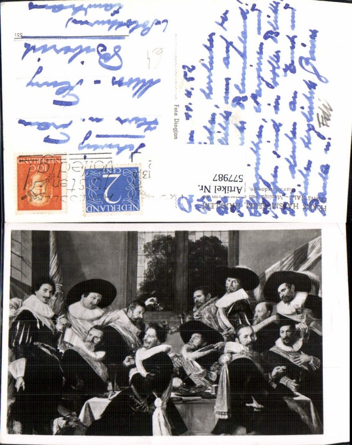 577987,Frühe Neuzeit Frans Hals Museum Haarlem Maaltijd van officieren van de St Jorisdoelen 1627