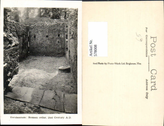 578008,Verulamium Roman cellar 2 nd Century A.D. Römer Archäologie Ausgrabung