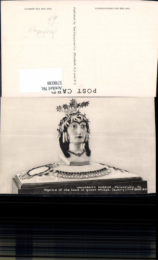 578038,Replica of the head of Queen Shubad Jewelry Schmuck Archäologie Ausgrabung