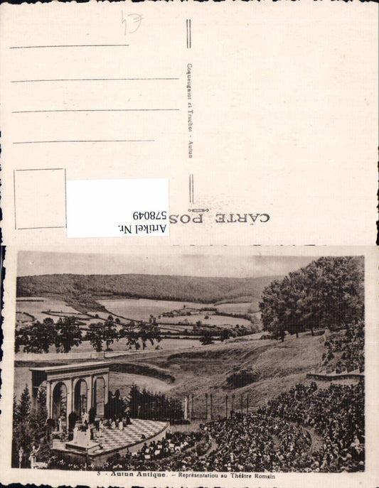 578049,Autun Antique Representation au Theatre Romain Römisches Theater Archäologie Ausgrabung