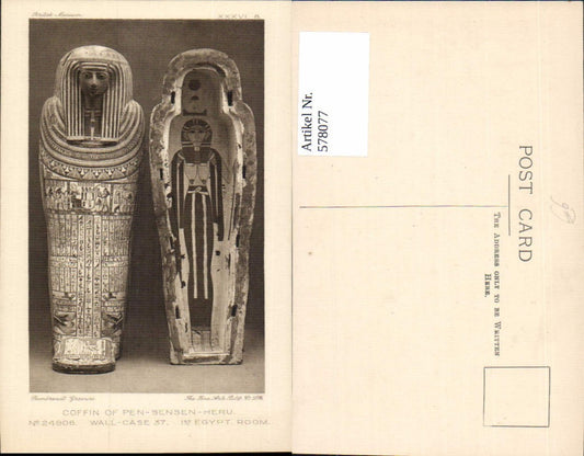 578077,Coffin of Pen-Sensen-Heru Ägyptologie Archäologie Ausgrabung