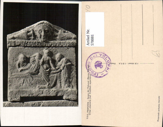 578081,Perugia Ipogeo d Volumni Etrusca Archäologie Ausgrabung