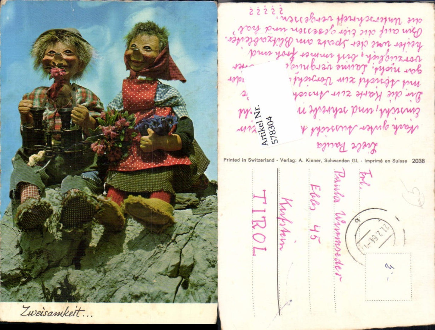 578304,Fotokunst Kiener Igel Humor Fernglas Puppe