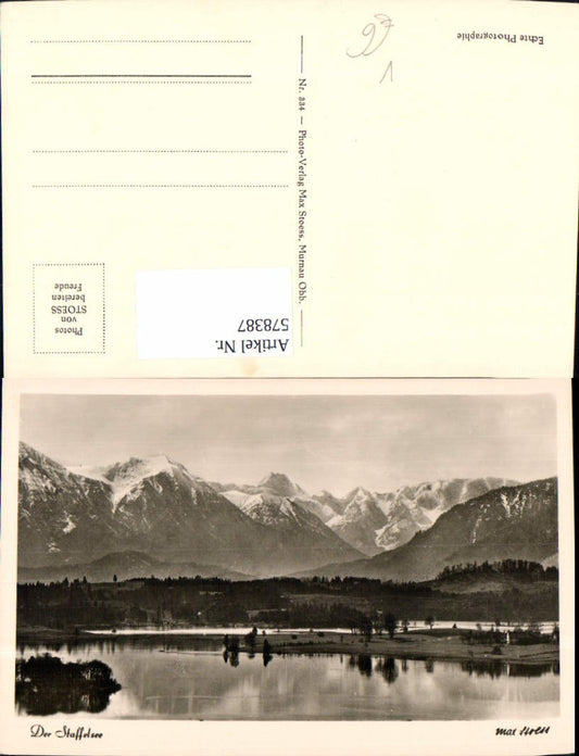 578387,Photo Ak Staffelsee Murnau Seehausen am Staffelsee pub Max Stoess