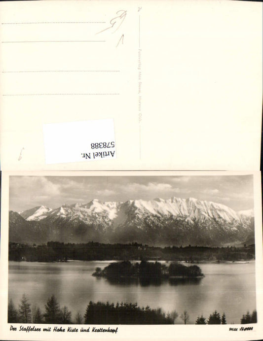 578388,Photo Ak Staffelsee Murnau Seehausen am Staffelsee pub Max Stoess