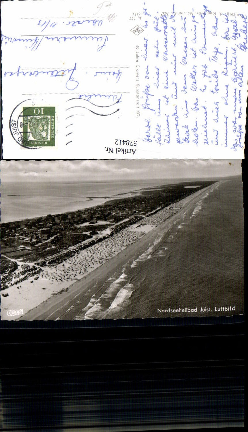 578412,Luftbild Juist Strand