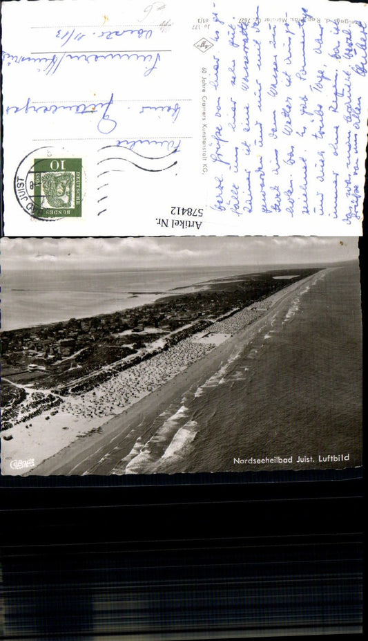 578412,Luftbild Juist Strand