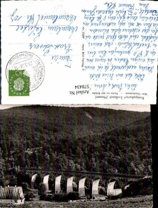 578434,Foto Ak Bad Endbach über Gladenbach Partie a. d. Brücke