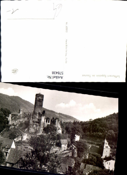578438,Foto Ak Eppstein i. Taunus Burg