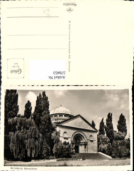 578453,Foto Ak Bückeburg Mausoleum