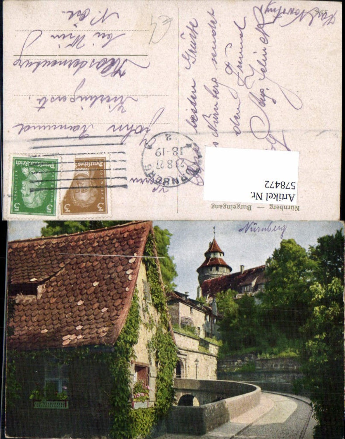 578472,Nürnberg Burgeingang Burg
