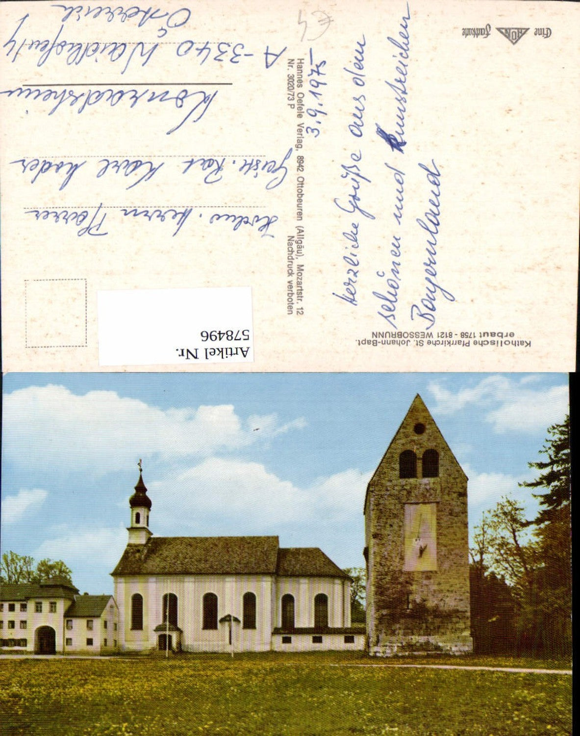578496, Wessobrunn St. Johann-Bapt. Church