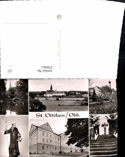 578501,Multi-image postcard St. Ottilien Archabbey St. Ottilien Eresing