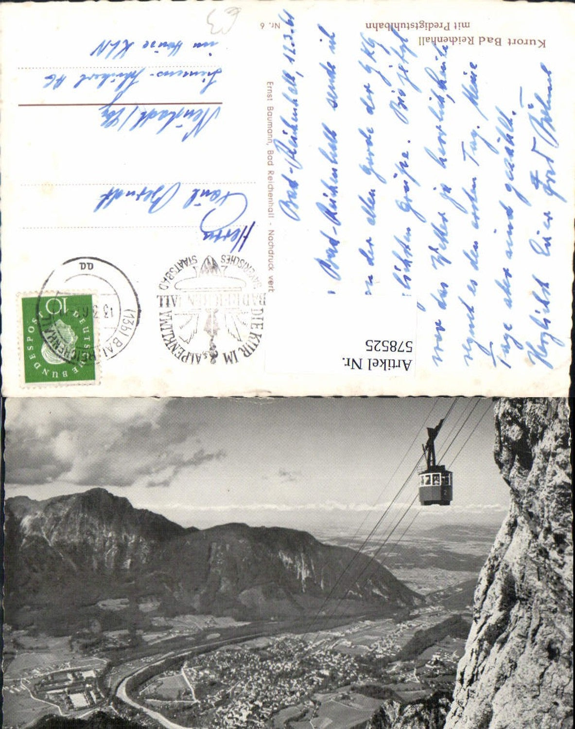578525, Bad Reichenhall with Predigtstuhl cable car, gondola 2