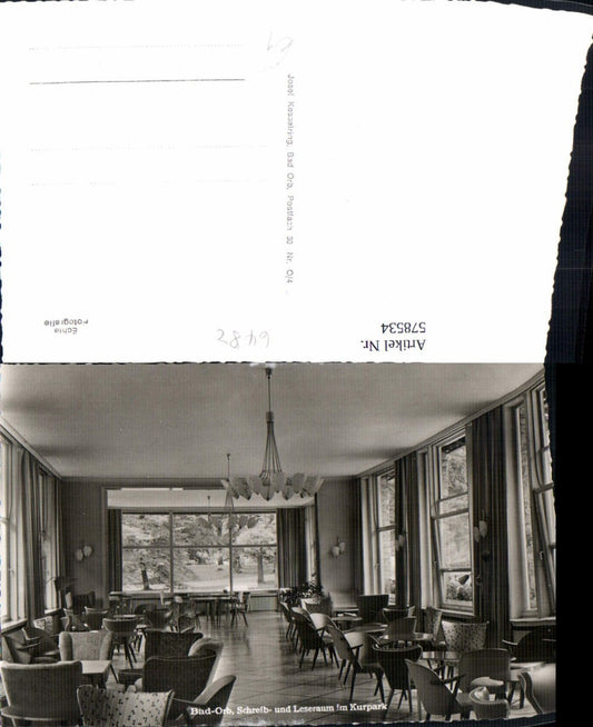 578534,Bad Orb Schreib- u. Leseraum Kurpark Innenansicht