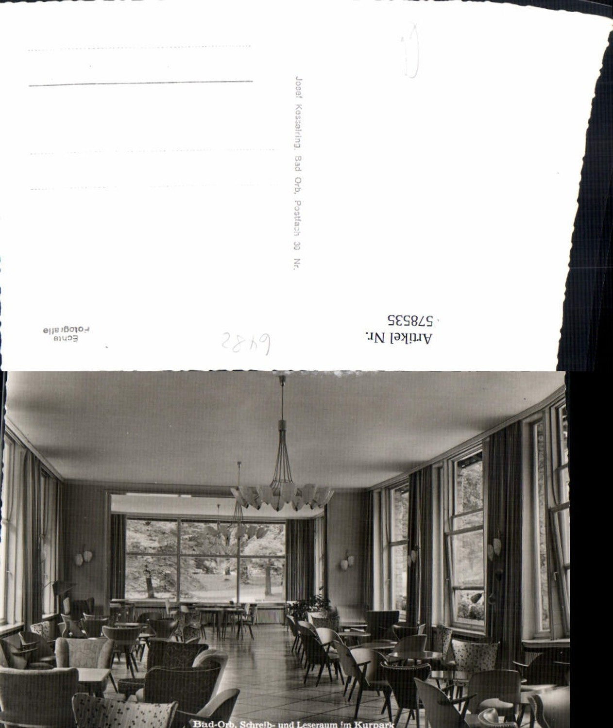 578535,Bad Orb Schreib- u. Leseraum Kurpark Innenansicht