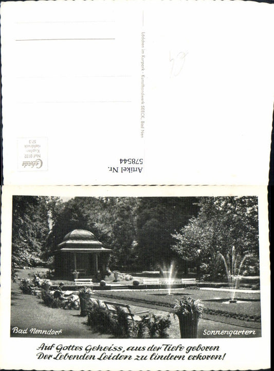 578544,Bad Nenndorf Sonnengarten Springbrunnen Brunnen