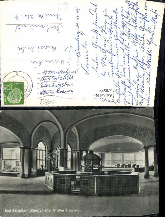 578577,Bad Salzuflen Wandelhalle Großer Brunnen