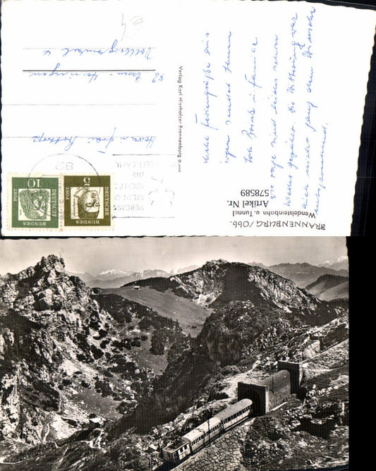 578589, Brannenburg Wendelsteinbahn and tunnel