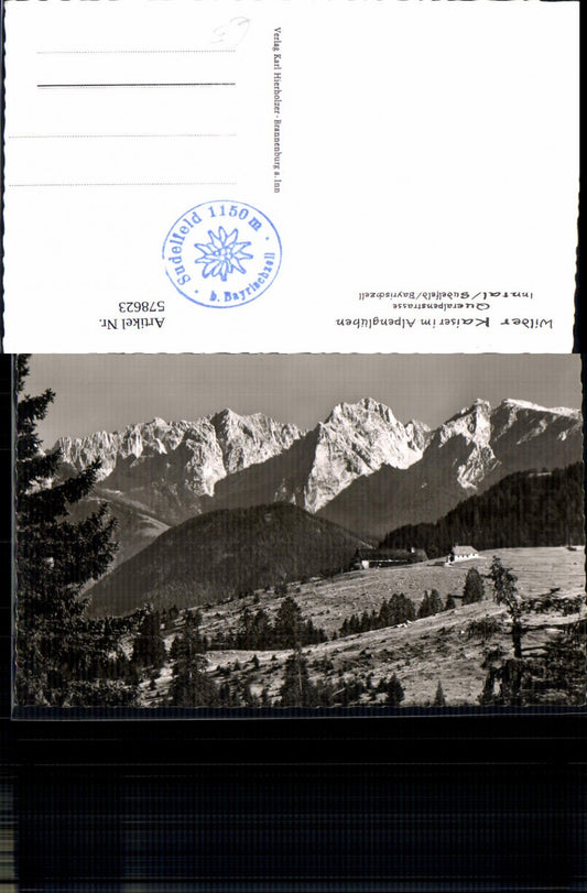 578623, Photo Ak Queralpenstraße Inntal Sudelfeld Bayrischzell