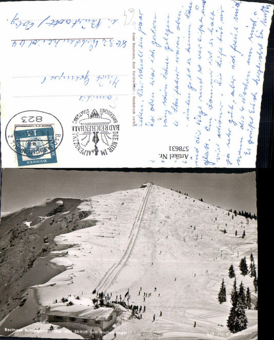 578631, Bad Reichenhall Schlegelmulde Rasthaus with ski lift to Hochschlegel winter sports
