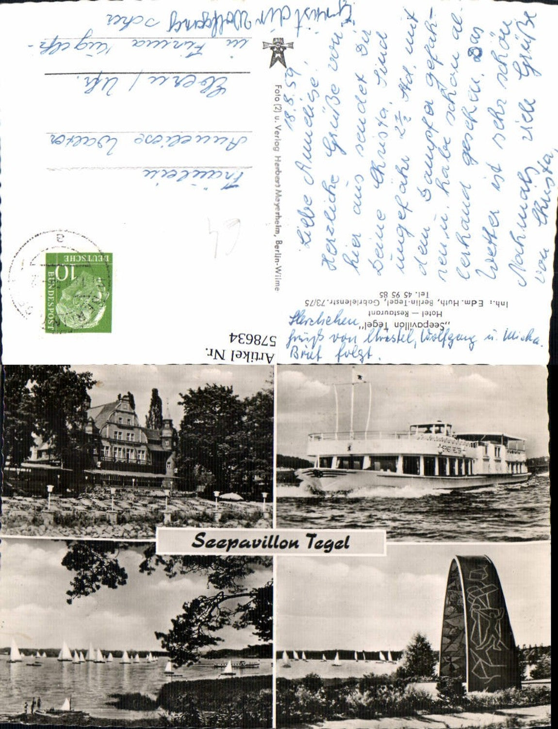 578634,Seepavillon Tegel Berlin Schiff Dampfer Segelboote Segeln